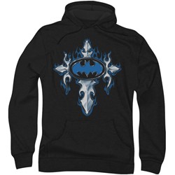 Batman - Mens Gothic Steel Logo Hoodie
