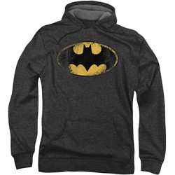 Batman - Mens Destroyed Logo Hoodie