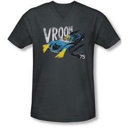 Batman - Mens Vroom V-Neck T-Shirt