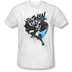 Batman - Mens Batarang Throw Slim Fit T-Shirt