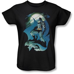 Batman - Womens Glow Of The Moon T-Shirt