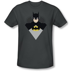 Batman - Mens Simple Bat Slim Fit T-Shirt