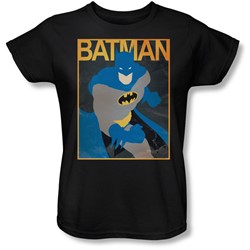 Batman - Womens Simple Bm Poster T-Shirt