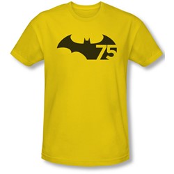 Batman - Mens 75 Logo Slim Fit T-Shirt