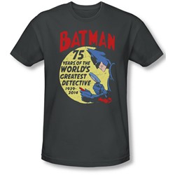 Batman - Mens Detective 75 Slim Fit T-Shirt