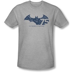 Batman - Mens 75 Year Collage Slim Fit T-Shirt