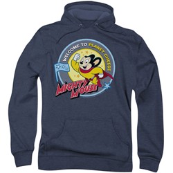 Mighty Mouse - Mens Planet Cheese Hoodie