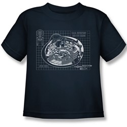 Star Trek - Little Boys Bridge Prints T-Shirt