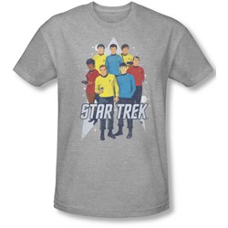 Star Trek - Mens Here Here Slim Fit T-Shirt
