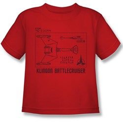 Star Trek - Little Boys D7 Diagram T-Shirt