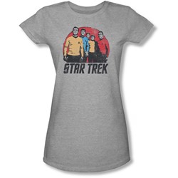Star Trek - Juniors Landing Party Sheer T-Shirt