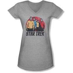 Star Trek - Juniors Landing Party V-Neck T-Shirt