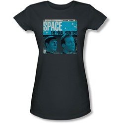 Star Trek - Juniors Final Frontier Cover Sheer T-Shirt