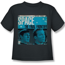 Star Trek - Little Boys Final Frontier Cover T-Shirt