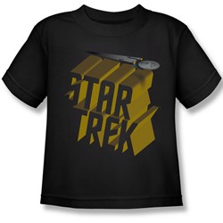 Star Trek - Little Boys 3D Logo T-Shirt