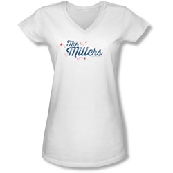 Millers - Juniors Logo V-Neck T-Shirt