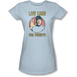 Star Trek - Juniors Long Life Sheer T-Shirt