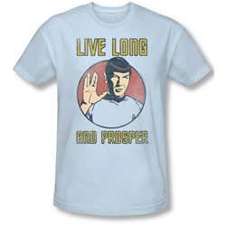 Star Trek - Mens Long Life Slim Fit T-Shirt