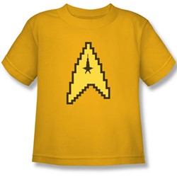 Star Trek - Little Boys 8 Bit Command T-Shirt