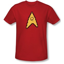 Star Trek - Mens 8 Bit Engineering Slim Fit T-Shirt