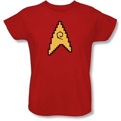Star Trek - Womens 8 Bit Engineering T-Shirt