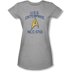 Star Trek - Juniors Collegiate Arch Sheer T-Shirt