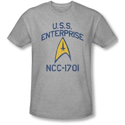Star Trek - Mens Collegiate Arch Slim Fit T-Shirt