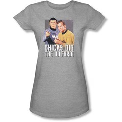 Star Trek - Juniors Chicks Dig Sheer T-Shirt
