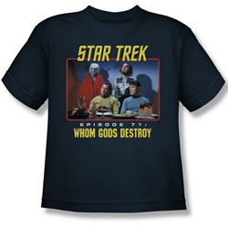 Star Trek - St / Episode 57 Big Boys T-Shirt In Navy