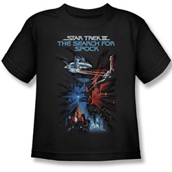 Star Trek - St / The Search For Spock Little Boys T-Shirt In Black