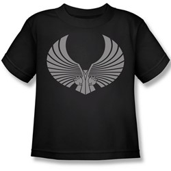 Star Trek - St: Next Gen / Romulan Logo Little Boys T-Shirt In Black