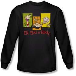 Ed Edd Eddy - Mens 3 Ed'S Longsleeve T-Shirt
