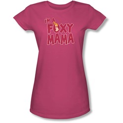 Johnny Bravo - Juniors Foxy Mama Sheer T-Shirt