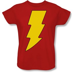 Dc - Womens Shazam Logo T-Shirt
