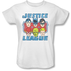 Dc - Womens Faces Of Justice T-Shirt