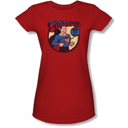 Dc - Juniors Superman 64 Sheer T-Shirt