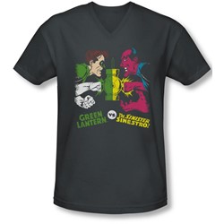 Dc - Mens Gl Vs Sinestro V-Neck T-Shirt