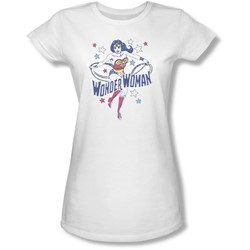 Dc - Juniors Wonder Stars Sheer T-Shirt