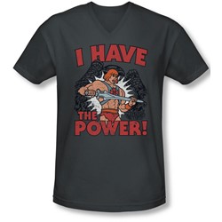 Masters Of The Universe - Mens I Have The Power V-Neck T-Shirt