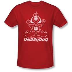 Underdog - Mens Outline Under Slim Fit T-Shirt