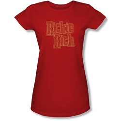 Richie Rich - Juniors Stacked Sheer T-Shirt