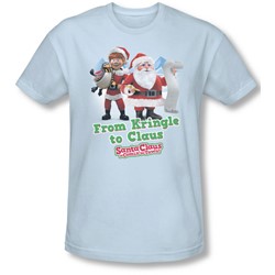 Santa Claus Is Comin To Town - Mens Kringle To Claus Slim Fit T-Shirt