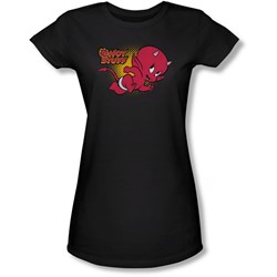 Hot Stuff - Juniors Little Devil Sheer T-Shirt