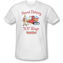 Santa Claus Is Comin To Town - Mens Kluger Slim Fit T-Shirt