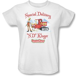 Santa Claus Is Comin To Town - Womens Kluger T-Shirt