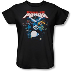 Kung Fu Panda - Womens Kung Fu Group T-Shirt