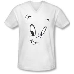 Casper - Mens Face V-Neck T-Shirt