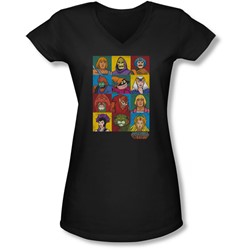 Masters Of The Universe - Juniors Character Heads V-Neck T-Shirt