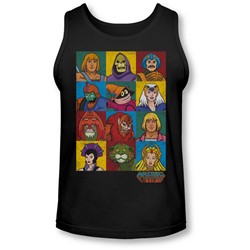 Masters Of The Universe - Mens Character Heads Tank-Top