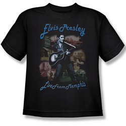 Elvis - Memphis Big Boys T-Shirt In Black